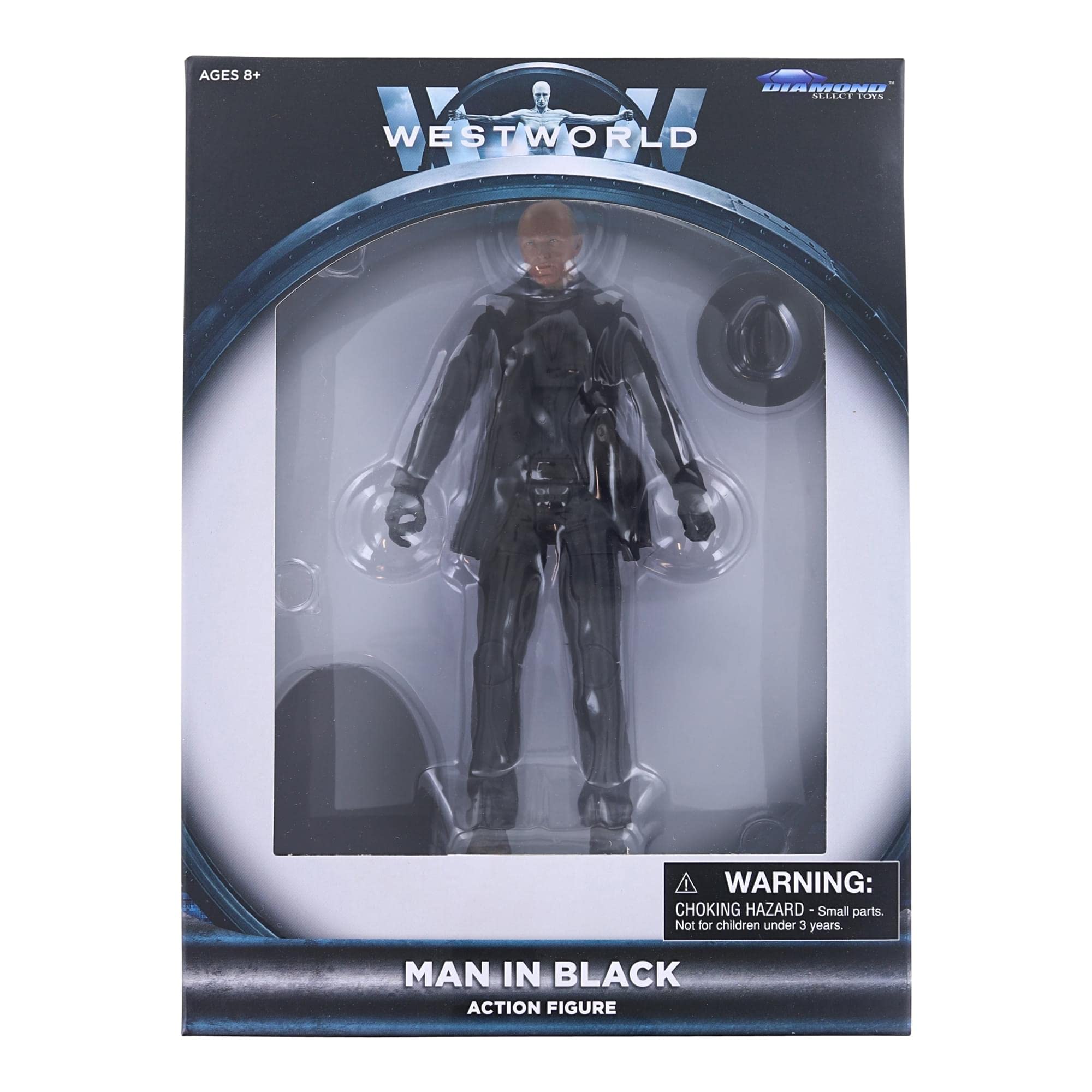 Foto 2 pulgar | Figura De Acción Diamond Select Toys Westworld Man En Negro, 18 Cm - Venta Internacional.