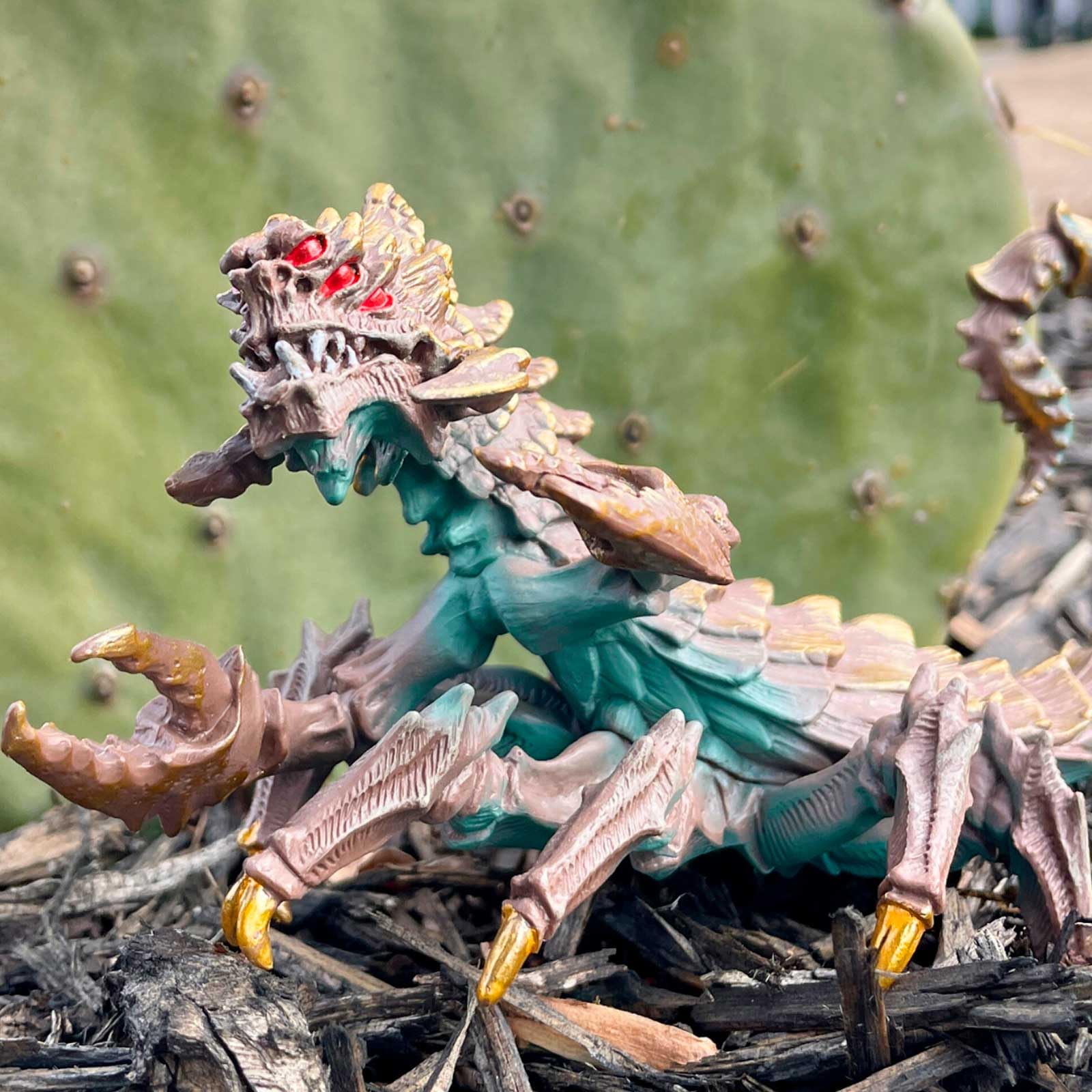 Foto 8 pulgar | Figura Del Dragón Del Desierto De Safari Ltd., 6,5 Cm, Pintada A Mano Para Niños Mayores De 4 Años - Venta Internaci