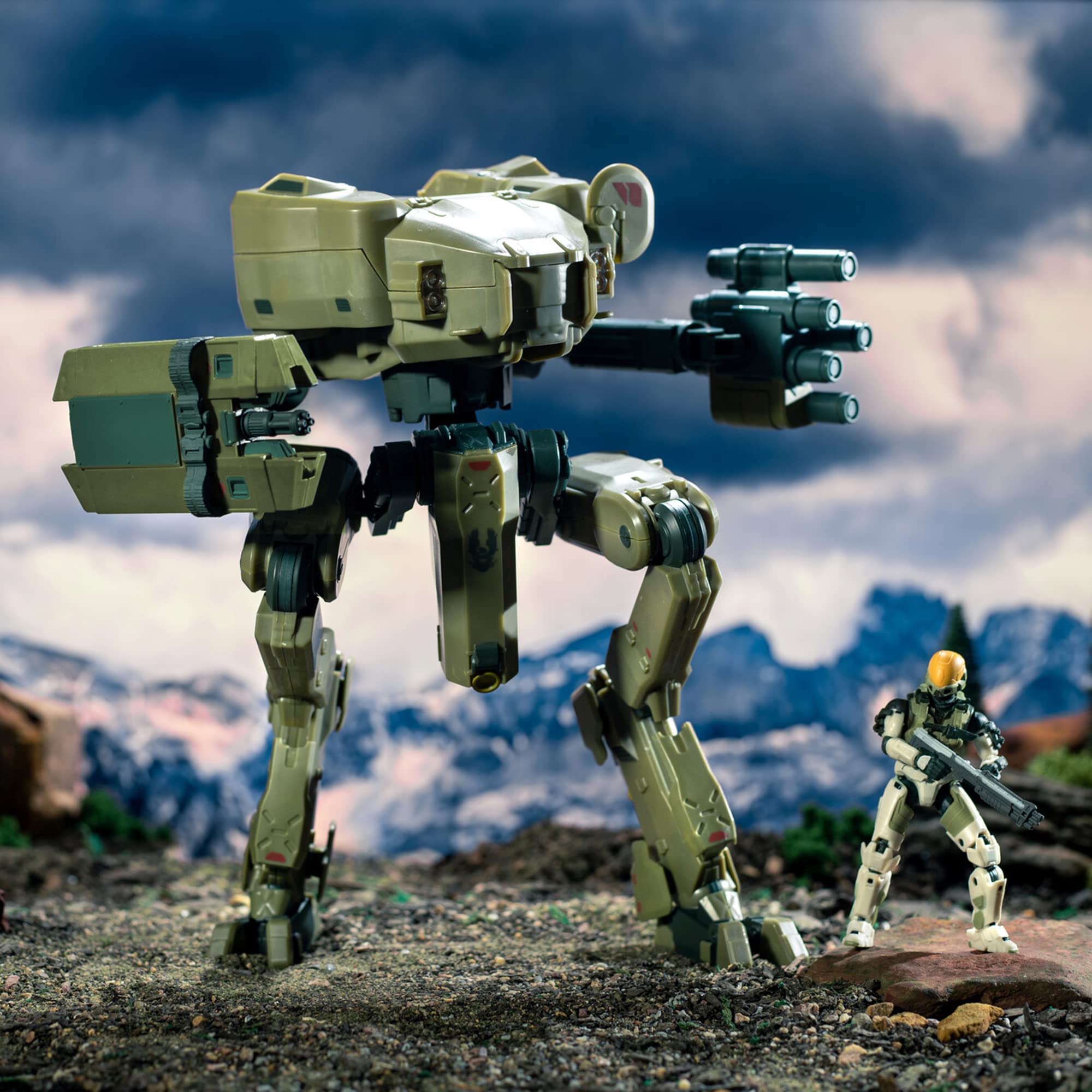 Foto 5 pulgar | Figura De Acción Halo Deluxe Unsc Mantis Con Armadura Spartan Eva - Venta Internacional.