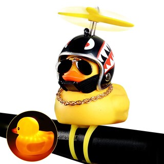 Foto 1 | Adornos De Goma Para Coche Con Forma De Pato Wonuu, Diseño De Pato Amarillo Con Hélice - Venta Internacional.