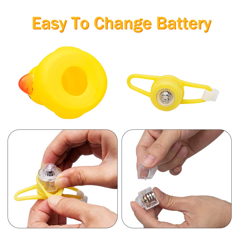 Foto 6 pulgar | Adornos De Goma Para Coche Con Forma De Pato Wonuu, Diseño De Pato Amarillo Con Hélice - Venta Internacional.