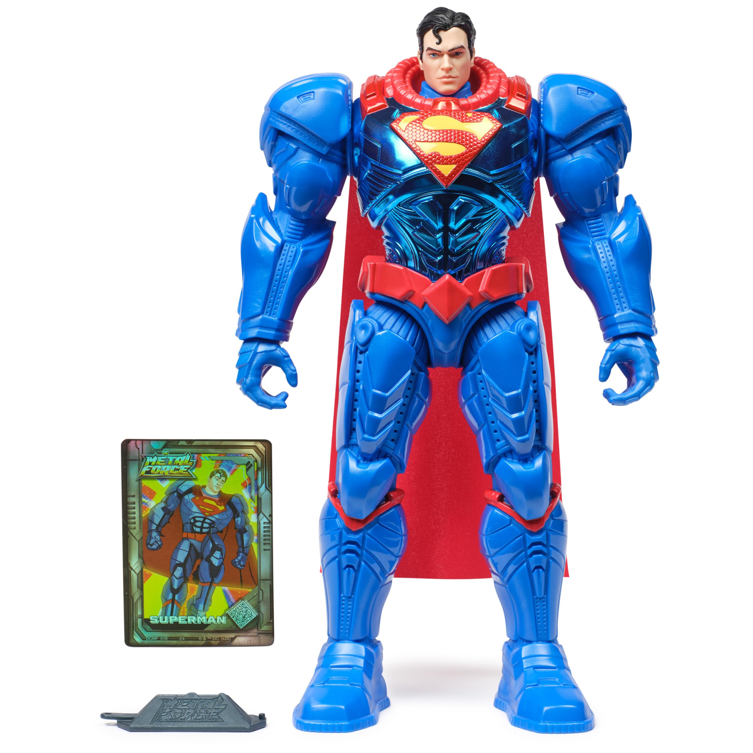Foto 2 pulgar | Figura De Acción Dc Comics Metal Force Superman 30 Cm - Venta Internacional.