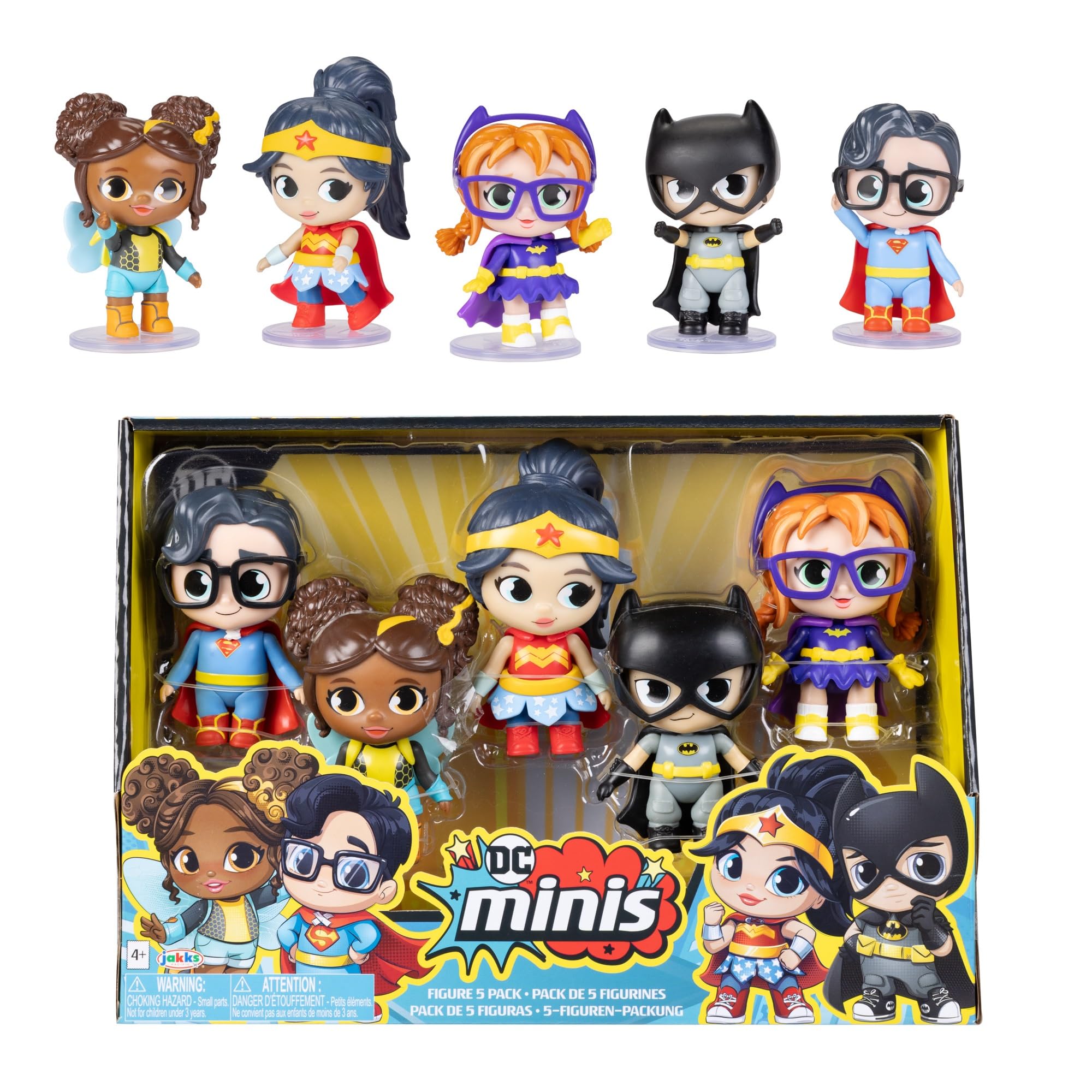 Foto 2 pulgar | Mini Dolls Dc Super Hero Girls 3 Hero, Paquete Múltiple Con Wonder Woman - Venta Internacional.
