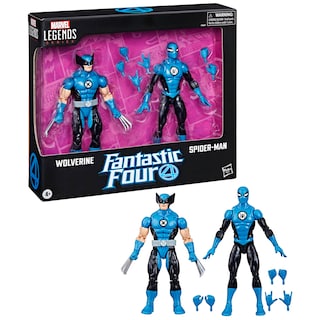 Foto 1 | Figuras De Acción De La Serie Marvel Legends Wolverine Y Spider-man - Venta Internacional.