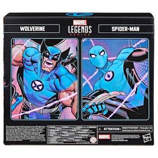 Foto 5 | Figuras De Acción De La Serie Marvel Legends Wolverine Y Spider-man - Venta Internacional.
