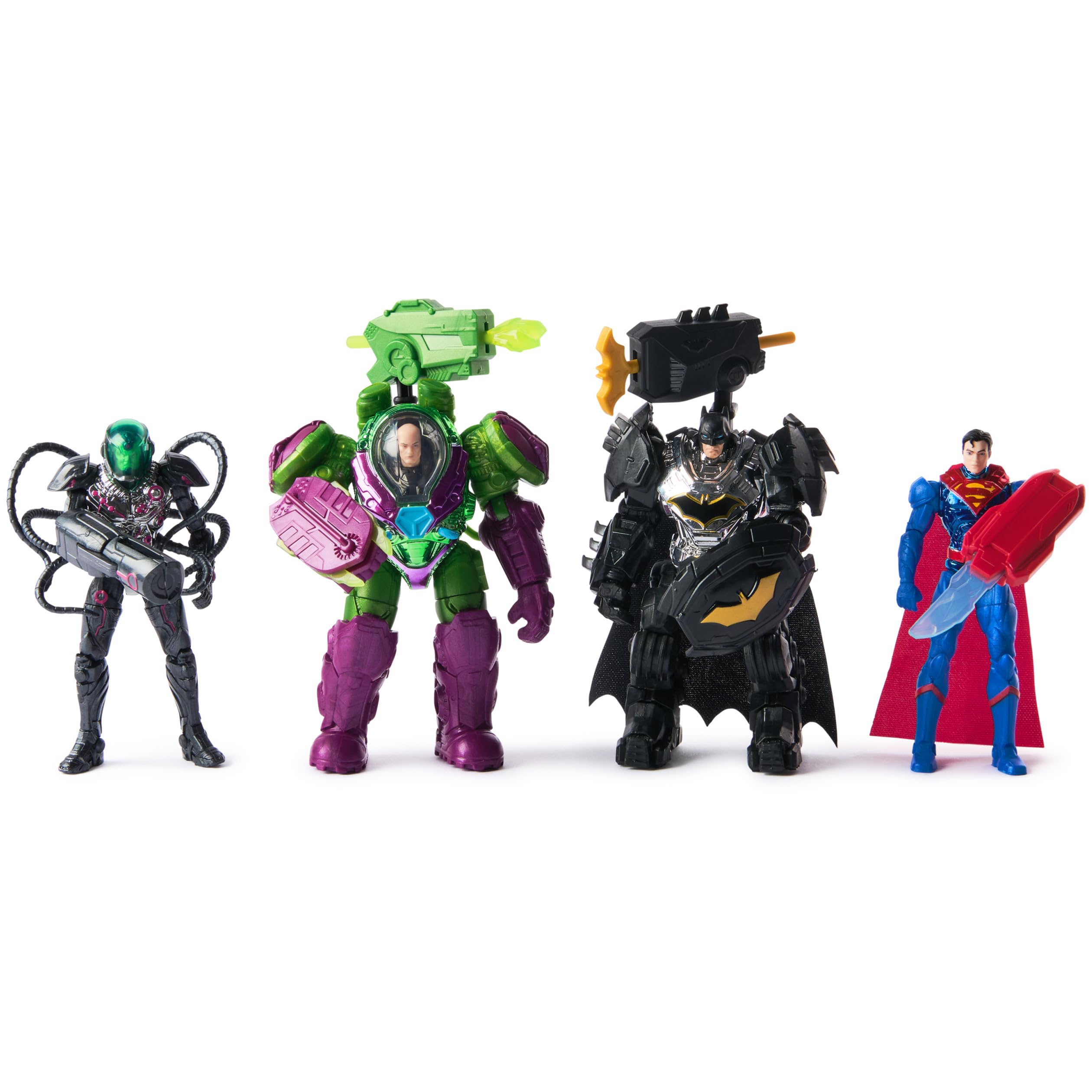 Foto 2 pulgar | Set De Figuras De Acción Dc Comics Metal Force Team Up De 10 Cm - Venta Internacional.