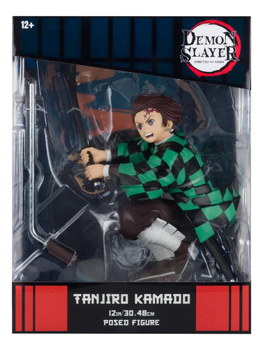 Foto 2 pulgar | Demon Slayer Tanjiro Kamado Figura Posando 30cm Mcfarlane