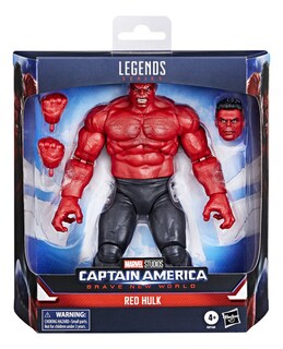 Foto 1 | Marvel Legends Red Hulk Capitán América Figura 20 Cm Hasbro