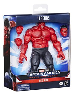 Foto 2 | Marvel Legends Red Hulk Capitán América Figura 20 Cm Hasbro