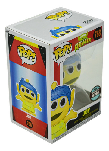 Foto 4 pulgar | Pixar Alien Remix Alegria Joy #768 Funko Pop
