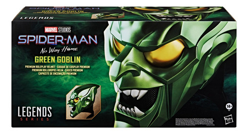 Foto 1 | Marvel Legends Spiderman Casco Premium Green Goblin Hasbro