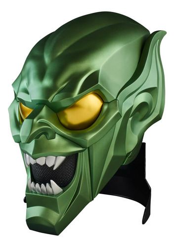Foto 4 pulgar | Marvel Legends Spiderman Casco Premium Green Goblin Hasbro