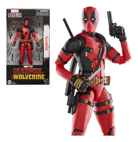 Foto 2 pulgar | Deadpool Marvel Legends  Deadpool And Wolverine 15cm Hasbro