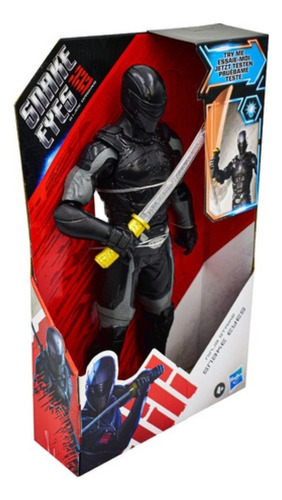Foto 2 pulgar | Gi Joe Origins Ninja Strike Snake Eyes 30 Cm Con Luz Hasbro