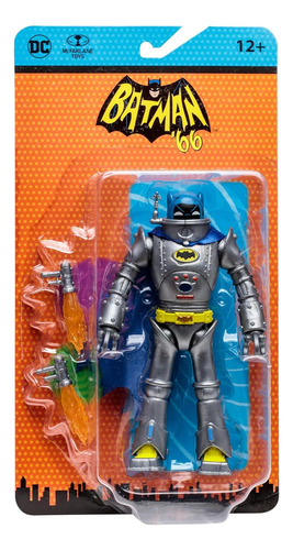 Foto 2 pulgar | Dc Batman 66 Robot Batman Figura Articulada 15cm Mcfarlane