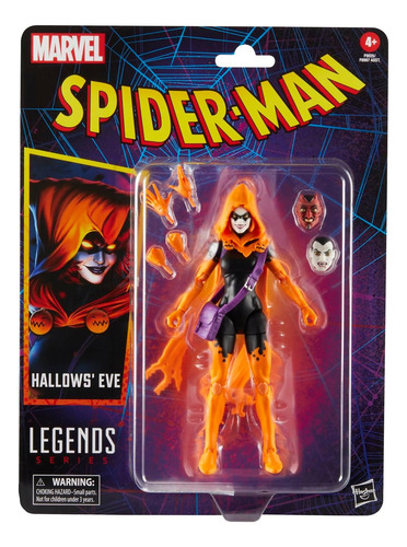 Foto 2 pulgar | Marvel Legends Spiderman Hallows Eve Figura 15cm Hasbro