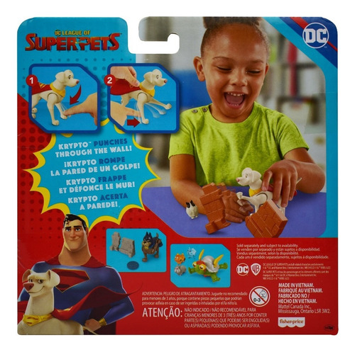 Foto 4 pulgar | Dc League Of Super Pets Krypto Super Golpe Fisher Price