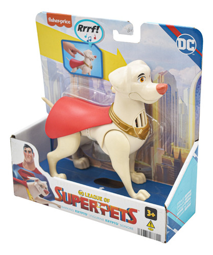 Foto 4 pulgar | Dc League Of Superpets Krypto Sonido 14cm Mattel Cd