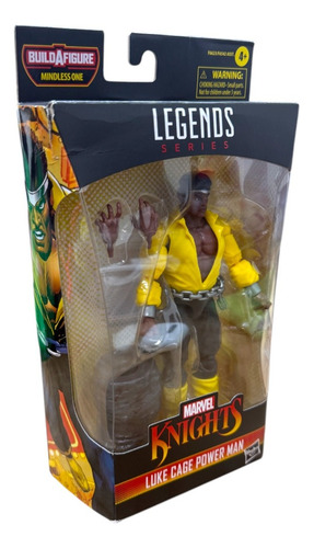 Foto 3 pulgar | Marvel Legends Luke Cage Power Man Marvel Knights Hasbro Da