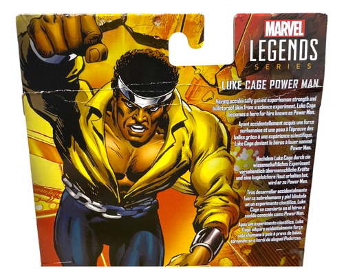 Foto 4 pulgar | Marvel Legends Luke Cage Power Man Marvel Knights Hasbro Da