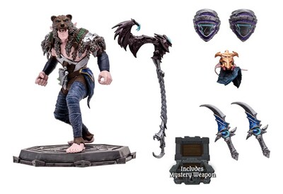 Foto 2 | World Of Warcraft Elf Druid Y Rouge Rare 12cm Mcfarlane