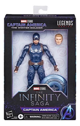 Foto 2 pulgar | Capitan America Marvel Legends Infinity Saga Hasbro