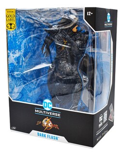 Foto 2 | Dc Multiverse The Flash Dark Flash Gold Label Mcfarlane