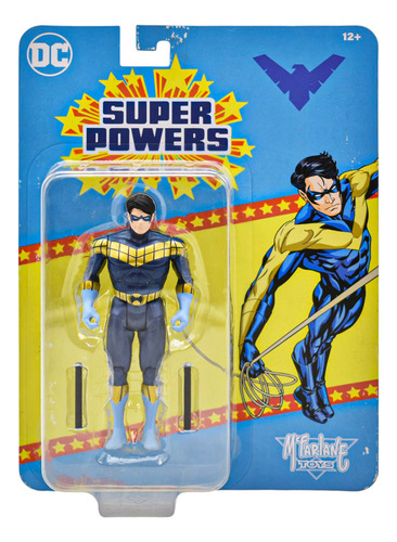 Foto 2 pulgar | Dc Nightwing Super Powers Figura 12cm Mcfarlane Toys Da