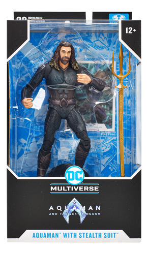 Foto 2 pulgar | Dc Multiverse Aquaman With Stealth Suit 18cm Mcfarlane Toys