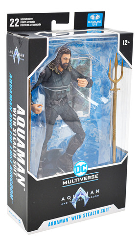 Foto 3 pulgar | Dc Multiverse Aquaman With Stealth Suit 18cm Mcfarlane Toys