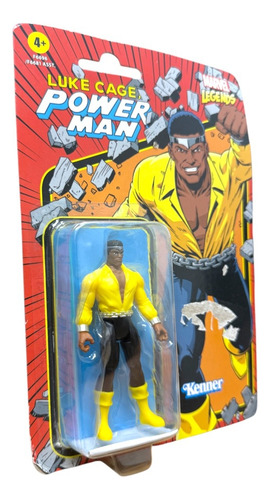 Foto 3 pulgar | Marvel Legends Luke Cage Power Man Figura 9cm Hasbro Cf
