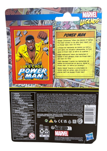 Foto 4 pulgar | Marvel Legends Luke Cage Power Man Figura 9cm Hasbro Cf