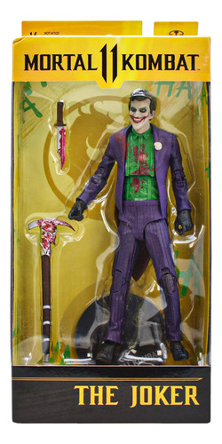 Foto 1 | Mortal Kombat 11 The Joker Bloody Figura 18cm Mcfarlane Da