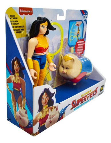 Foto 3 pulgar | Dc League Of Super Pets Mujer Maravilla Y Pb Fisher Price
