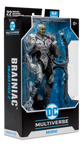 Foto 4 pulgar | Mcfarlane Figura 7 Brainiac (injustice 2)