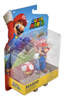 Foto 2 | Mario Con Super Champiñon Figura 9cm Jakks Pacific