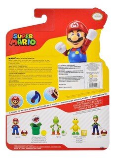 Foto 3 | Mario Con Super Champiñon Figura 9cm Jakks Pacific