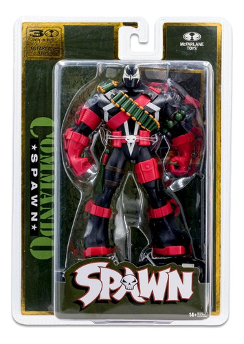 Foto 2 pulgar | Spawn Commando Spawn 30 Aniversario Figura 17cm Mcfarlane