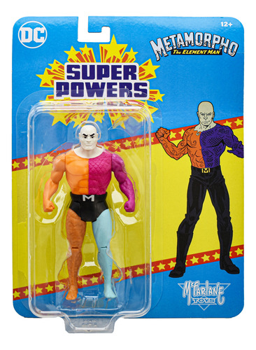 Foto 1 | Dc Metamorpho Super Powers Figura 12cm Mcfarlane Cf