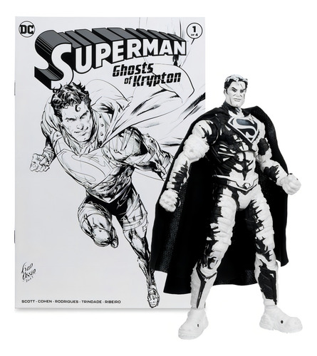 Foto 3 | Dc Superman Ghosts Of Krypton Set 4 Figuras Sketch Mcfarlane