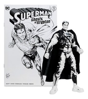 Foto 3 | Dc Superman Ghosts Of Krypton Set 4 Figuras Sketch Mcfarlane
