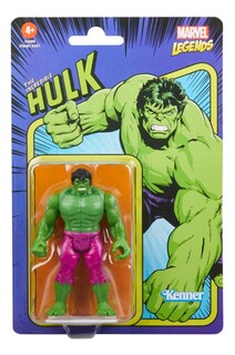 Foto 1 | Figura De Acción Legends Hulk Colección Retro 375 Marvel