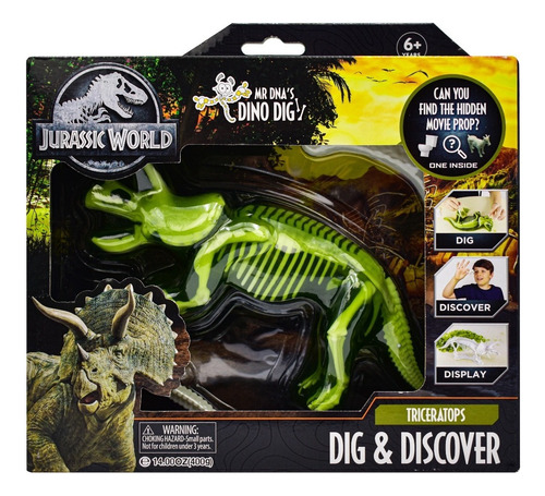 Foto 2 pulgar | Jurassic World Excava Y Descubre Triceratops Toymonster