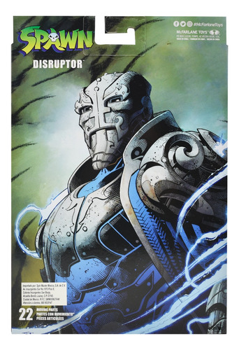 Foto 4 pulgar | Spawn Disruptor Platinum Edition Figura 18cm Mcfarlane Toys