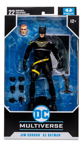Foto 2 pulgar | Dc Multiverse Jim Gordon Como Batman Endgame 18cm Mcfarlane