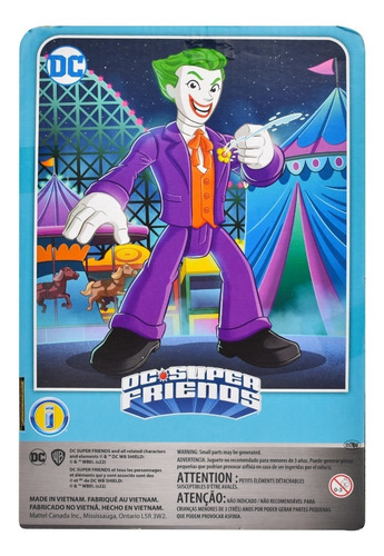 Foto 4 pulgar | Imaginext Dc Super Friends El Guason Xl 25cm Fisher Price