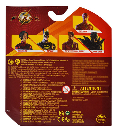 Foto 4 pulgar | Dc Flash The Flash 1a Edicion Figura 10cm Spin Master