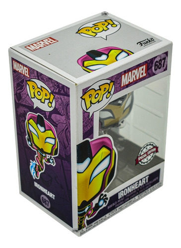 Foto 4 pulgar | Marvel Ironheart Edicion Especial #687 Funko Pop