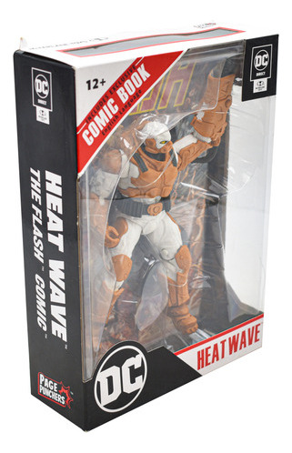 Foto 4 pulgar | Dc Heat Wave The Flash Comic Page Punchers Mcfarlane Toys Cd