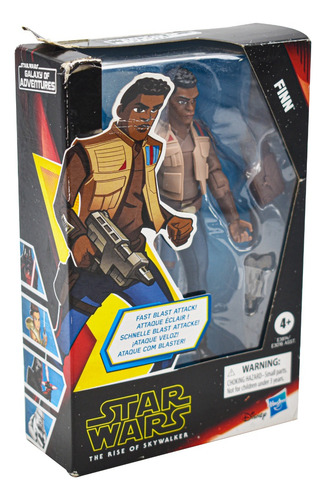 Foto 4 pulgar | Star Wars Galaxy Of Adventures Finn 13cm Hasbro Cd